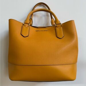 Michael Kors Mustard Yellow Saffiano Leather Bag
